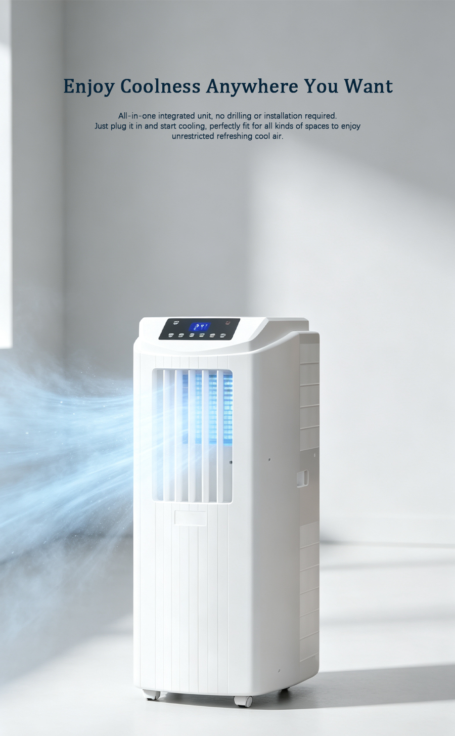 Portable Air Conditioner, Cooling & Heating All-in-One Mobile Air Cooler image 2