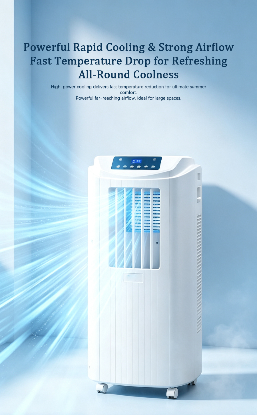 Portable Air Conditioner, Cooling & Heating All-in-One Mobile Air Cooler image 4