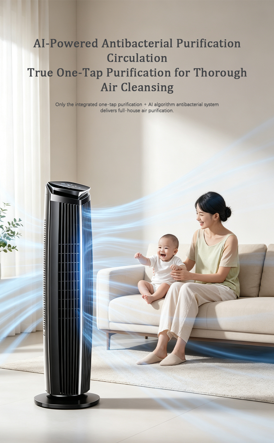 AI Smart Cooling & Heating Tower Air Cooler Pro Max image 5