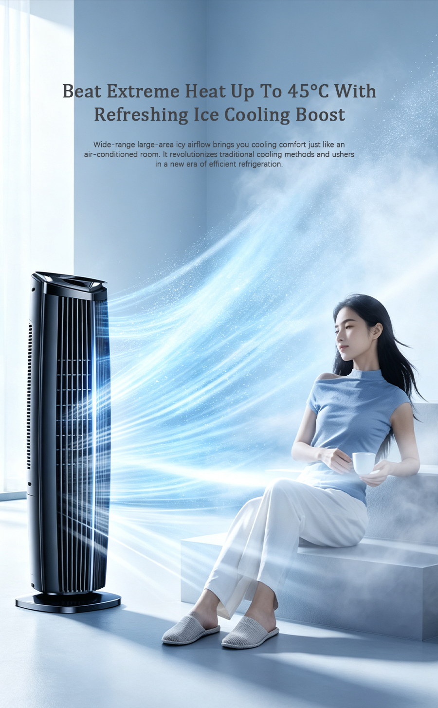 AI Smart Cooling & Heating Tower Air Cooler Pro Max image 6