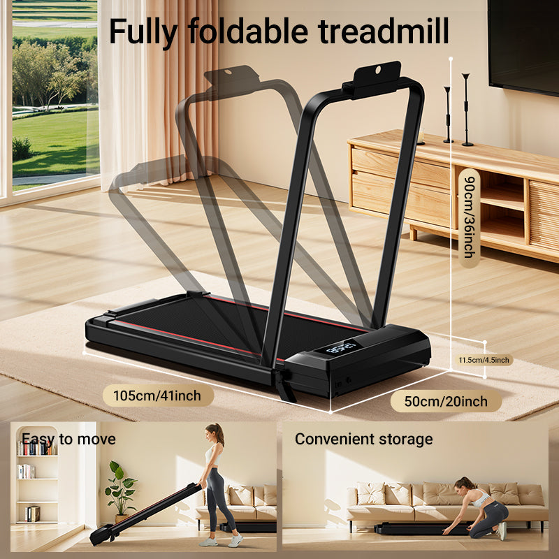 Umay CW1F 3-in-1 Incline Smart Folding Under Desk Walking Pad Treadmill MAX 7.5MPH